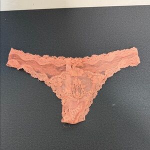 Victoria's Secret Peach Lace Panties